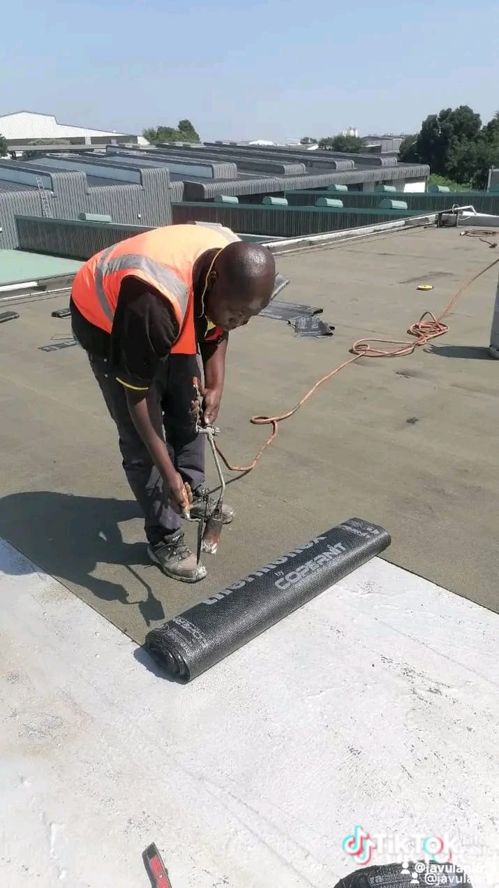 Roof flashing seal and leak repair project by JWB Waterproofing